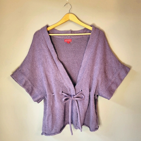 Elle Sweaters - 3/$15 💖 Elle Women's Lavender Knit Cardigan Large